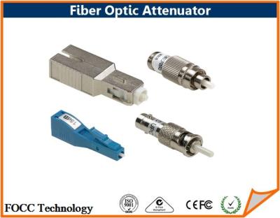 China Broadband Network Fiber Optic LC Attenuator 15db 20db , Single-mode for sale