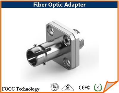 China Adaptador a una cara de la fibra óptica del metal para montar en el panel con el cuadrado cortado en venta