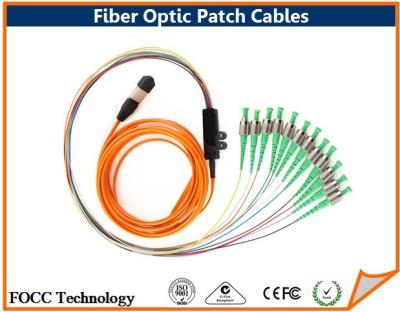 Chine Corde de correction optique optique de fibre du brin FC de fibre 12 avec la femelle de MTP au polonais de FC RPA à vendre