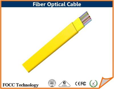 China 12 Strang-Band-flaches Faser-Optikflecken-Kabel für Pullover und Zopf aus optischen Fasern zu verkaufen