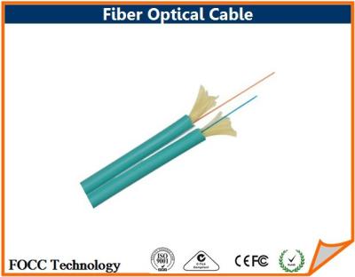 China Knickente Zipcord Innenmultimodefaser-optisches Kabel des faser-Lichtleiterkabel-OM3 50/125 zu verkaufen