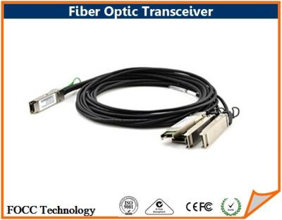 Cina 40GbE ricetrasmettitore a fibra ottica bidirezionale AWG30 degli assemblaggi cavi di QSFP+ in vendita