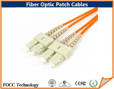 China De duplexsc aan Sc Geëindigde Types van Multimode Vezel Optische Flard Kabel voor Netwerk Te koop