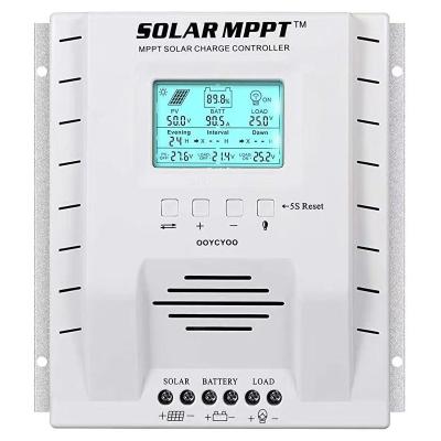 China Tengyu Tech Solar Charger Controller MPPT 40A 60A Solar Charge Controller 12V/24V Max Input 100V Solar Regulator for sale