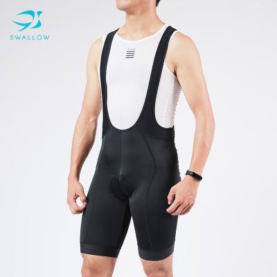 China SWALLOW Customization ODM OEM Black Breathable Pocket Men Bike Bibs Set Bib Cycling Shorts for sale