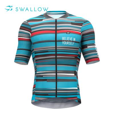 China SWALLOW Spring Summer Shorts Sleeve OEM Custom Quick Dry Logo Cycling Jersey Breathable for sale