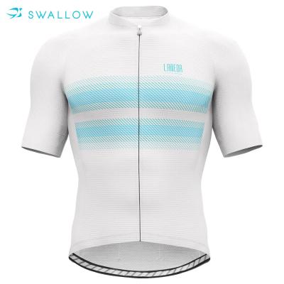 China SWALLOW Breathable Sublimation Printing Quick Dry Short Sleeve OEM Men Cycling Tank Tops, Jersey Bicycle for sale