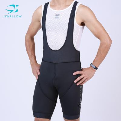 China OEM ODM Breathable Custom Bib SWALLOW Cycling Shorts Logo Black Breathable Bike Men for sale