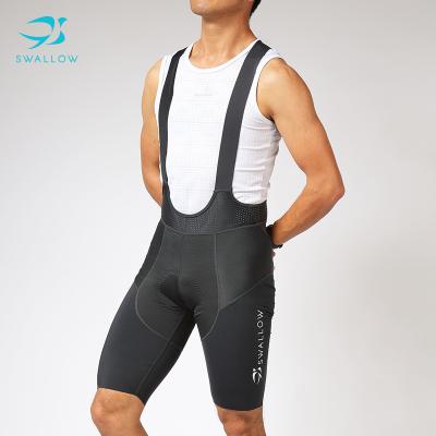 China OEM ODM SWALLOW Cycling Shorts Logo Black Quick Dry Perfect Breathable Custom Fitting Mens Cycling Bibs for sale