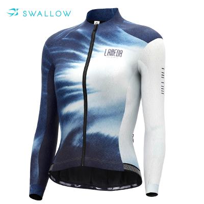 China OEM ODM Autumn Design Women Custom Breathable Cycle Winter SWALLOW Cycling Jacket for sale