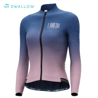 China OEM ODM Autumn Design Women Custom Breathable Cycle Winter SWALLOW Cycling Jacket for sale