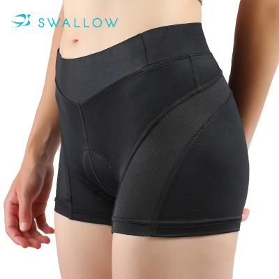 China Custom Breathable SWALLOW OEM ODM Sweat Wicking Padded Women Cycling Underwear for sale