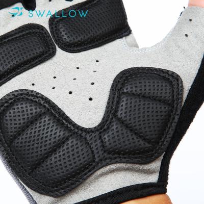 China Quality factory price unisex women men custom made palm gel SWALLOW bicycle gloves bike for sale