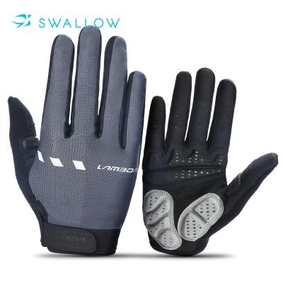 China SWALLOW Spring Autumn Cycle Custom Full Finger Unisex Gloves Cycling For Men for sale