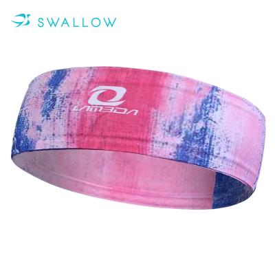 China Sporty SWALLOW OEM Logo Human Hair Headband Knitted ODM Custom Headband Sports Headbands for sale