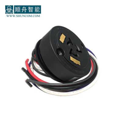 China Newest ANSI C136.41 5 Pin Lighting Controller Convenient Receptacle Manufacturer for sale