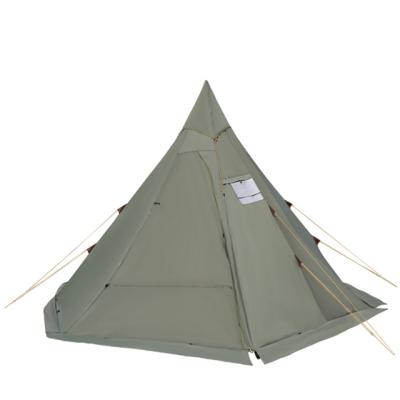 China Extended Type Outdoor Rise For 2-4 Persons Is A Large Inflatable Igloo Camping Football Backpacking Tent for sale