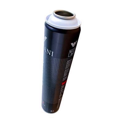 China Black Matte Finish Aerosol Spray Coating Empty Aerosol Tin Cans for sale