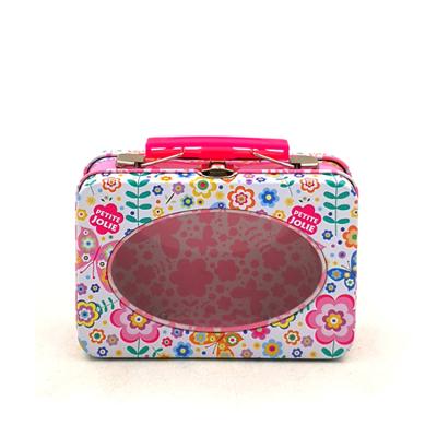 China Oval Window Gift Tins Locker Tin Box, Handle Tins, Oval Window Gift Tins for sale