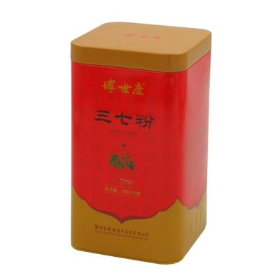 China Custom Square Wine Packaging Tin Box , Square Wine Packaging Metal Box for sale