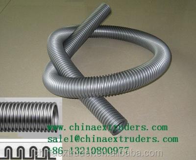 Cina PVC EVA PU PP PE flexible corrugation hose pipe duct production line making machine in vendita