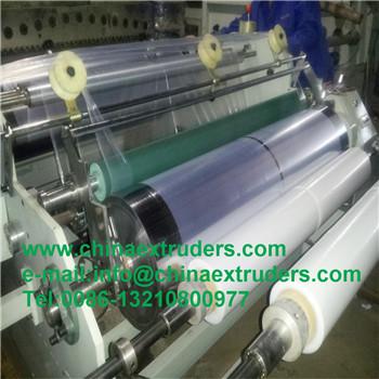 China Made In China LLDPE PE Pvc Cast Stretch Heat Shrinkable Film Making Machine Double-Screw Line à venda