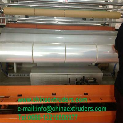 China LLDPE Double-Screw Automatic PVC Plastic Cast Stretch Film Blowing Machinery zu verkaufen