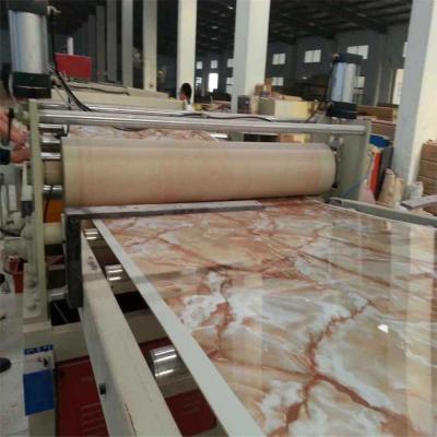 中国 PVC Marble board/sheet forming making Machine/extrusion line 販売のため