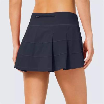 China SKIRTS Women Stretch Mini Skirt Breath and Ease Skirt Sporty Women's Lightweight Tennis Skirt with Pocket for sale