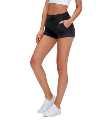 China Fashion Workout Wear Women's Sport Breathable Eco Shorts, High Waist Plus Size Yoga Shorts for sale