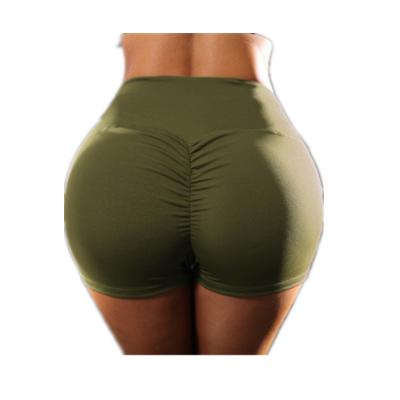 China Crack! crack! Breathable High Rise Booty Workout Shorts , Athletic Spandex Shorts For Women for sale