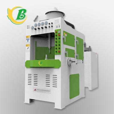 China Polishing rotary type edge hot sale deburring blasting device/rotary type burr sandblasting machine/plastic burr processor for sale