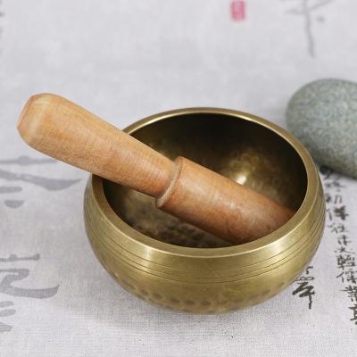 China China Hot Selling Tibetan Singing Bowl Hammered Nepal Singing Bowl Set For Yoga Meditation / Resonance Healing for sale