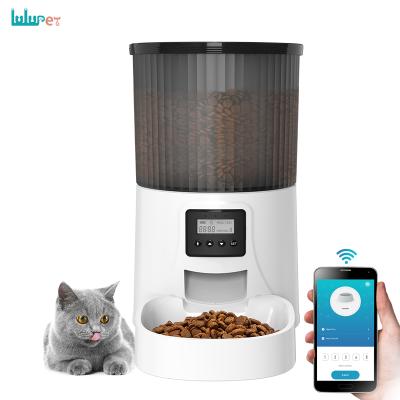 China Automatic Amazon Selling Feeder 4L Tuya App Control Timing Pet Dog Slow Bowl Smart Cat Feeder Automatic for sale