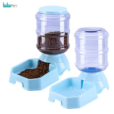 China Factory Price Pet Plastic Automatic Feeder 3.8L Capacity PP Eco-friendly Automatic Pet Water Dispenser Feeder For Dog And Cat for sale