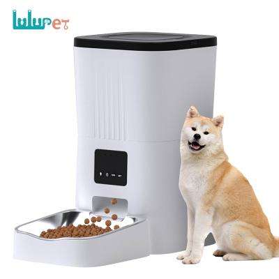 China Automatic Dog Feeder 4L High Quality Auto Capacity Timed WIFI Automatic Feeding Dog Feeder for sale