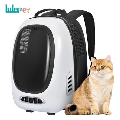 China 2022 Wholesale Viable Smart Temperature Control Carrier Cat Bag Pet Harness Travel Breathable Backpack Puppies for sale