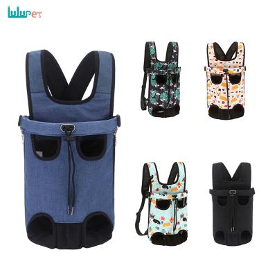 China New Design Sustainable Pets Travel Bags For Outdoor Small AnimalsNylon Fabric Travel Pet Carrier Teddy Dog Cat Carrier for sale