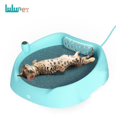 China Sustainable Luxury Smart Cats Bed Cool Warm Fit Sofa Cat Round Pet Bed Comfortable Wifi App Control for sale