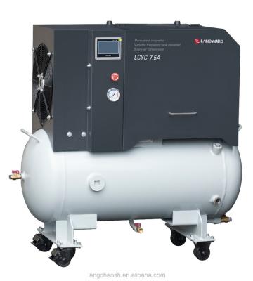 China Lubricated Screw Compressor Compact Screw Compressor Best Case 8bar Air Compressor for sale