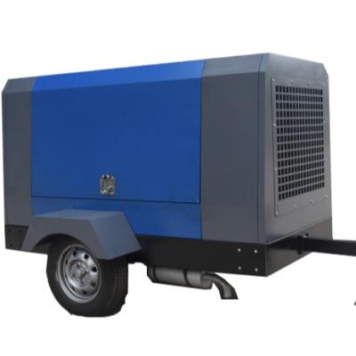 China Portable Air Compressor Lubricated Diesel Compressor Supplier for sale