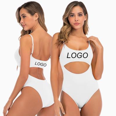 China Solid color ladies bikini bottom lift soft chlorine resistant quick dry sexy hollow breathable bikini base swimwear for sale