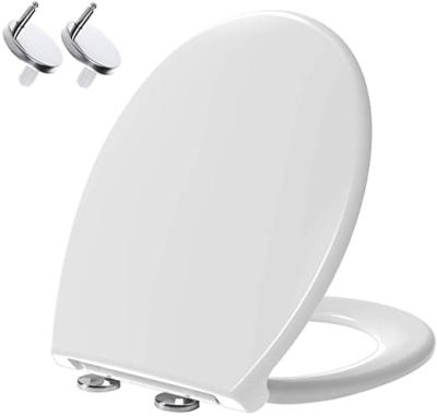 China Modern Oval Shape Toilet Seat With Quick Release For Easy Clean Single Top Fixing , Standard Toilet Seats for sale