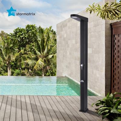 China STARMATRIX Factory SS0900 35L Volume Reinforced Aluminum Alloy Material Outdoor Solar Shower SS0900 for sale