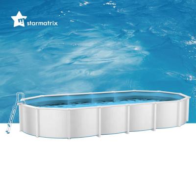 China STARMATRIX factory baby steel structure above ground pools with optional filtration kit bovengronds zwembad assembled for stalen for wanden PSP493612/PSP613612/PSP733612/PSP914612 for sale