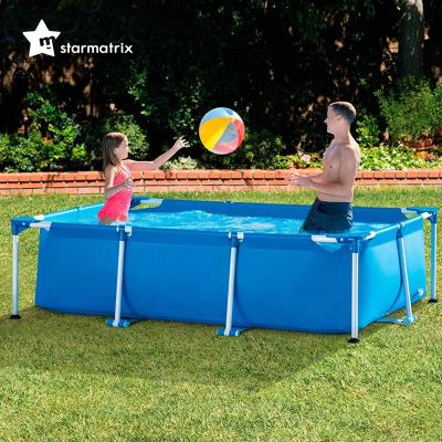 China PVC STARMATRIX Factory P12200080 Installation Swimming Pool Eco Friendly Surface Easy Steel Frame For Adults for sale