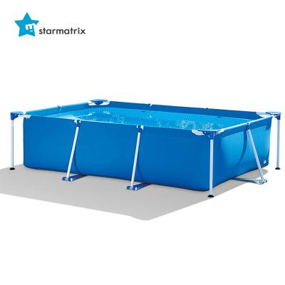 China Factory Eco-Friendly Detachable Accessories PVC STARMATRIX Metal Bath Frame Available Above Ground PVC Frame Swimming Pools for sale