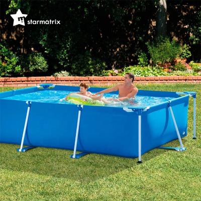 China P12200081 Factory P12200081 Giant PVC STARMATRIX Eco-Friendly Adult Removable Metal Frame Large Steel Frame Swimming Pool for sale