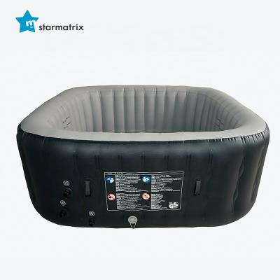 China 0.66 MeshPVC Outerwall /0.6 lining Factory SM110005 PVC STARMATRIX External Wall Spas High Quality Nylon Outdoor SPA Pool PVC Hot Tub For Adults for sale