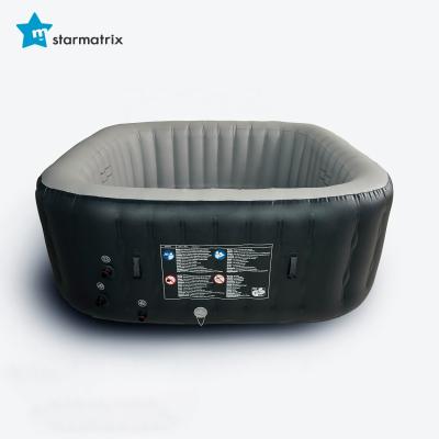 China 0.66 MeshPVC Outerwall /0.6 Liner PVC STARMATRIX Half MeshPVC Inflabtes Portable SPA Factory SM110006 Sets Pool Hot Tub SPA With Integrated Water Filtration System for sale